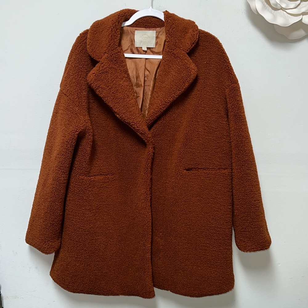 Vera and Lucy teddy bear coat size M